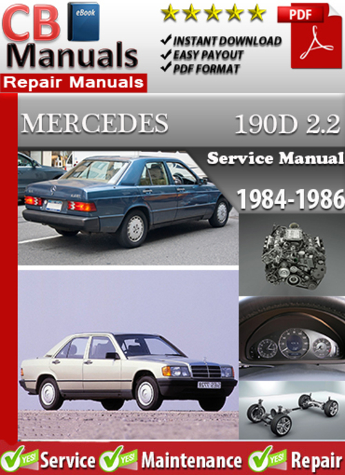 Product picture Mercedes 190 D 2.2 1984-1986 Service Manual Download