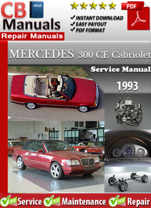Product picture Mercedes 300 CE Cabriolet 1993 Service Manual