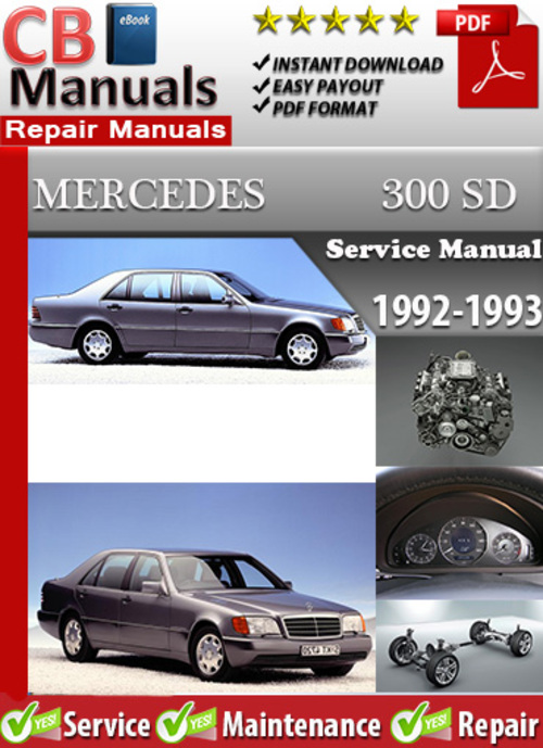 Product picture Mercedes 300 SD 1992-1993 Service Manual