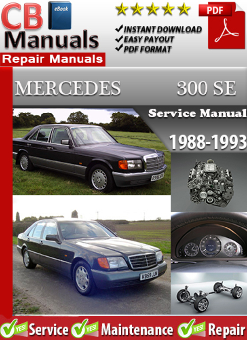Product picture Mercedes 300 SE 1988-1993 Service Manual
