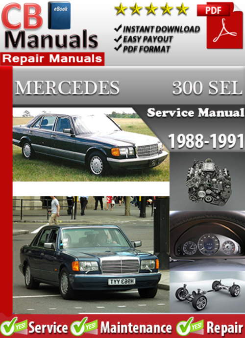 Product picture Mercedes 300 SEL 1988-1991 Service Manual