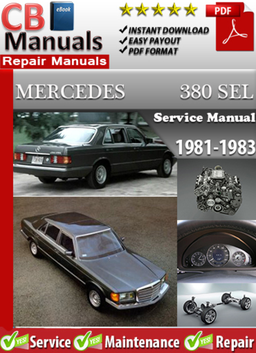 Product picture Mercedes 380 SEL 1981-1983 Service Manual
