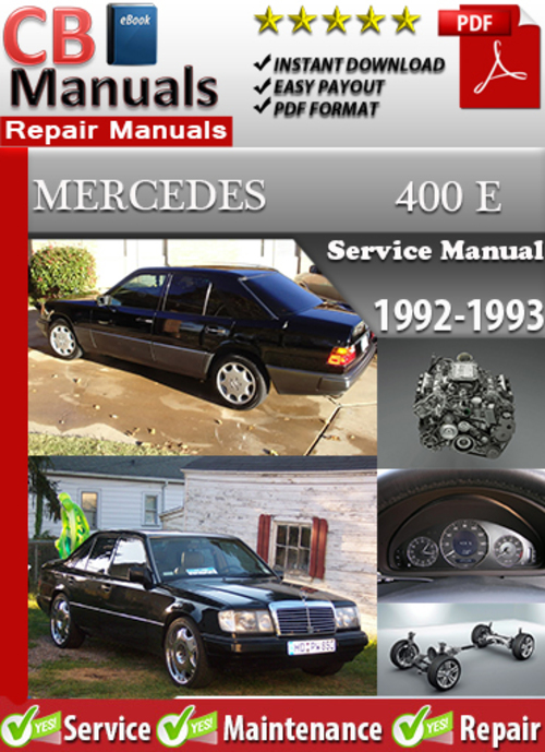 Product picture Mercedes 400 E 1992-1993 Service Manual