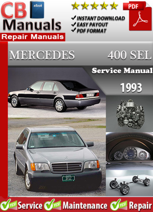 Product picture Mercedes 400 SEL 1993 Service Manual