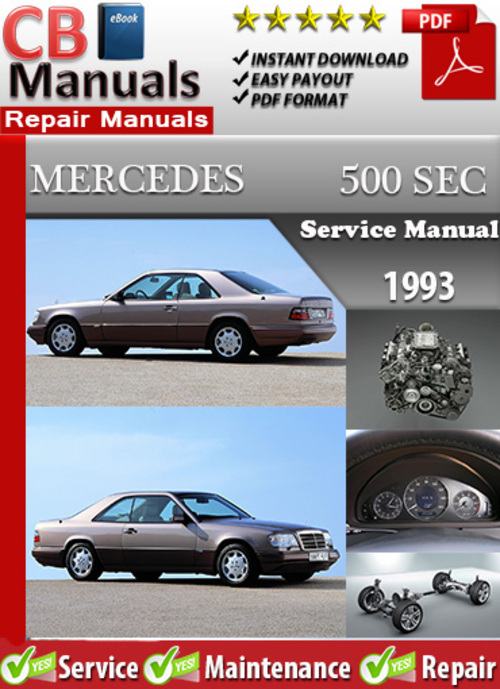 Product picture Mercedes 500 SEC 1993 Service Manual