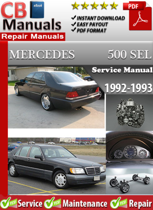 Product picture Mercedes 500 SEL 1992-1993 Service Manual