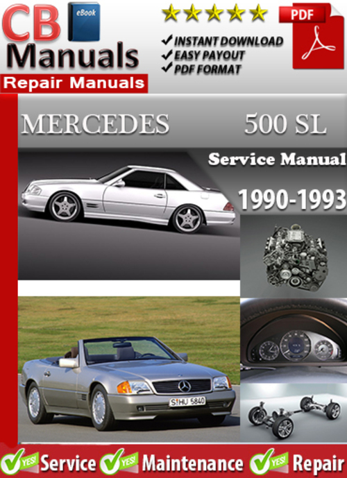 Product picture Mercedes 500 SL 1990-1993 Service Manual