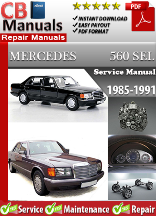 Product picture Mercedes 560 SEL 1985-1991 Service Manual