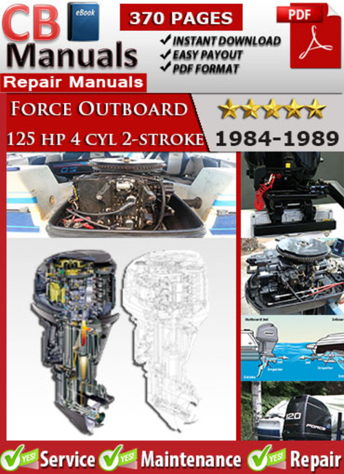 Product picture Force 125 hp 4 cyl 2-stroke 1984-1989 Service Manual