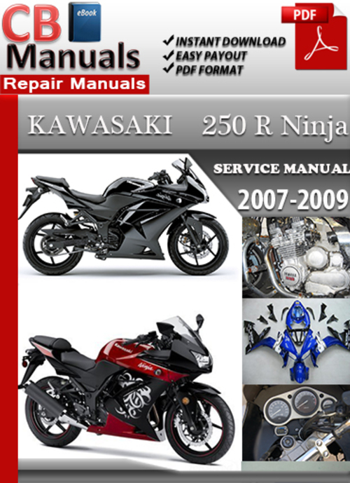 Product picture Kawasaki 250 Ninja 2007-2009 Service Repair Manual