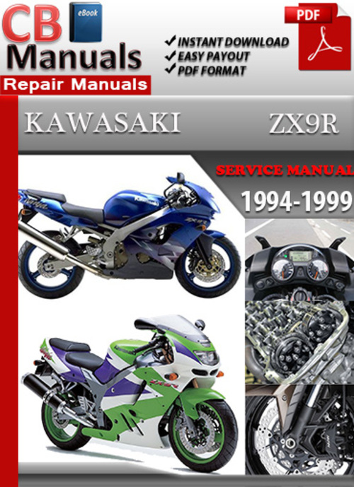 Product picture Kawasaki ZX9R 1994-1999 Service Repair Manual