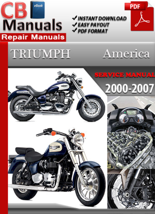 Product picture Triumph America 2000-2007 Service Repair Manual