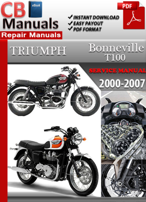 Product picture Triumph Bonneville T100 2000-2007 Service Repair Manual