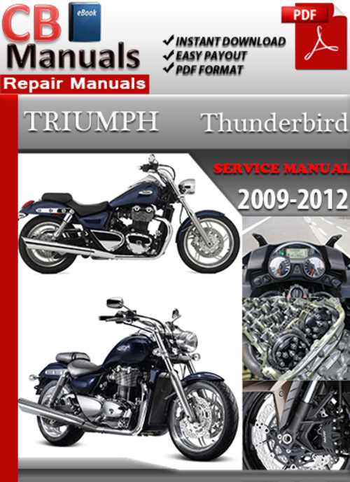Product picture Triumph Thunderbird 1600 2009-2012 Service Repair Manual