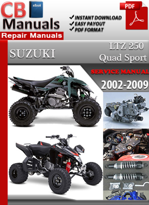 Product picture Suzuki LTZ 250 Quad Sport 2002-2009 Service Repair Manual