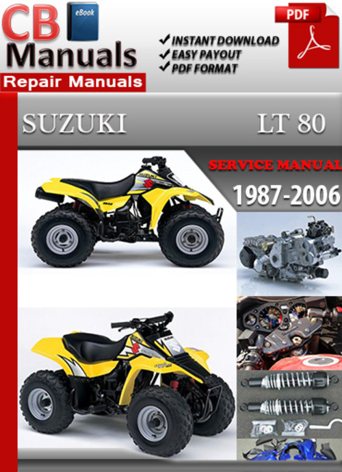 Product picture Suzuki LT 80 1987-2006 Service Repair Manual
