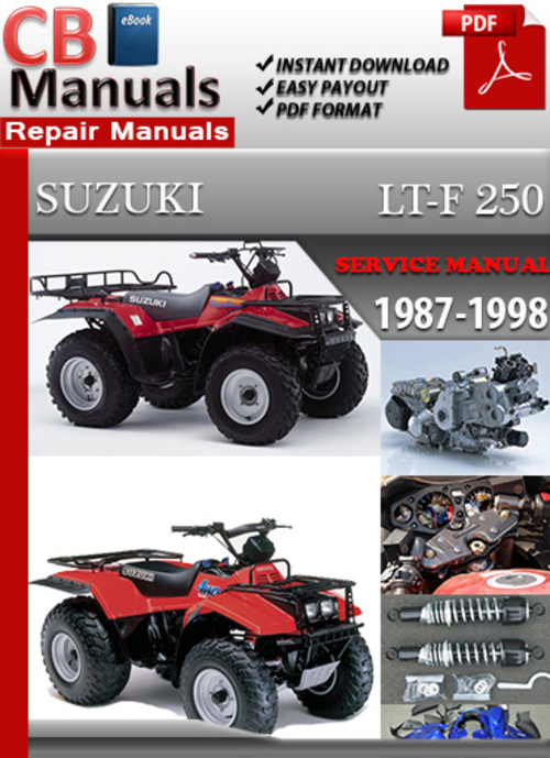 Product picture Suzuki LT-F 250 1987-1998 Service Repair Manual