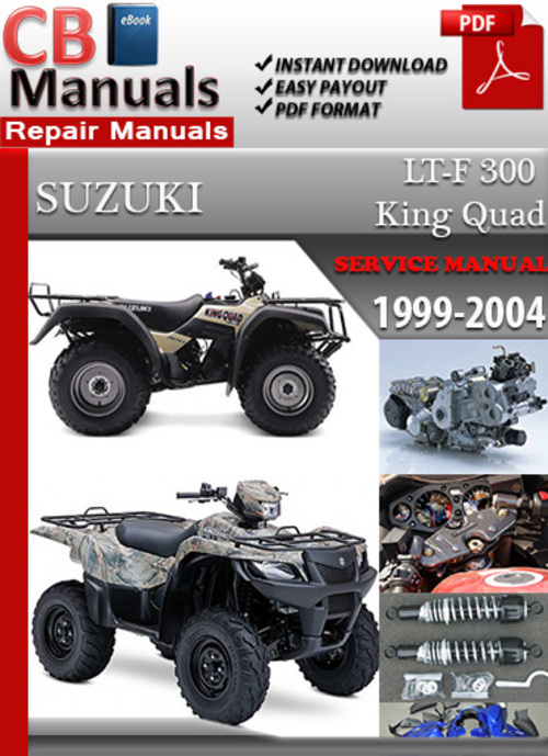 Product picture Suzuki LT 300 King Quad 1999-2004 Service Repair Manual
