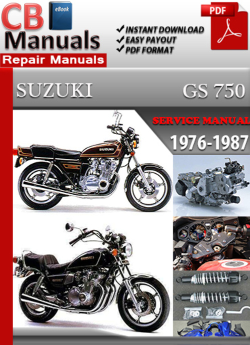Product picture Suzuki GS 750 1976-1987 Service Repair Manual