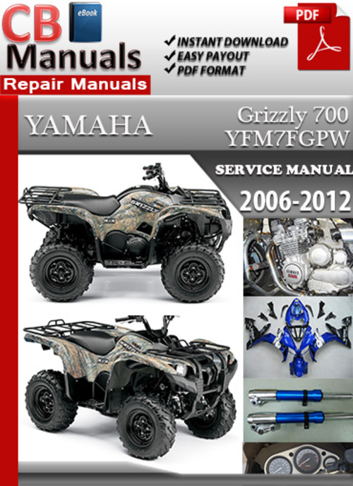 Product picture Yamaha 700 Grizzly 2006-2012 Service Repair Manual