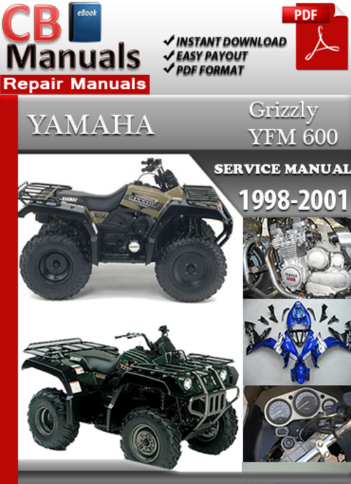 Product picture Yamaha YFM 600 Grizzly 1997-2001 Service Repair Manual