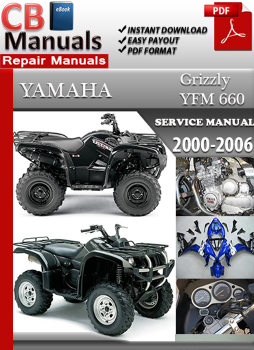 Product picture Yamaha YFM 660 Grizzly 2000-2006 Service Repair Manual