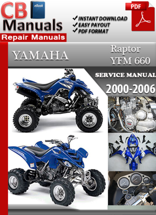 Product picture Yamaha YFM 660 Raptor 2000-2006 Service Repair Manual