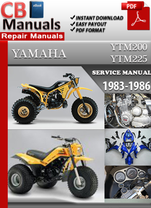 Product picture Yamaha YFM YTM200 YTM225 1983-1986 Service Repair Manual