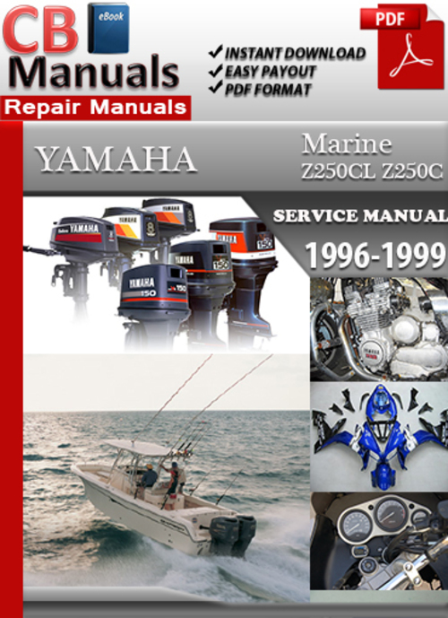 Product picture Yamaha Marine Z250CL Z250C 2003-2008 Service Repair Manual