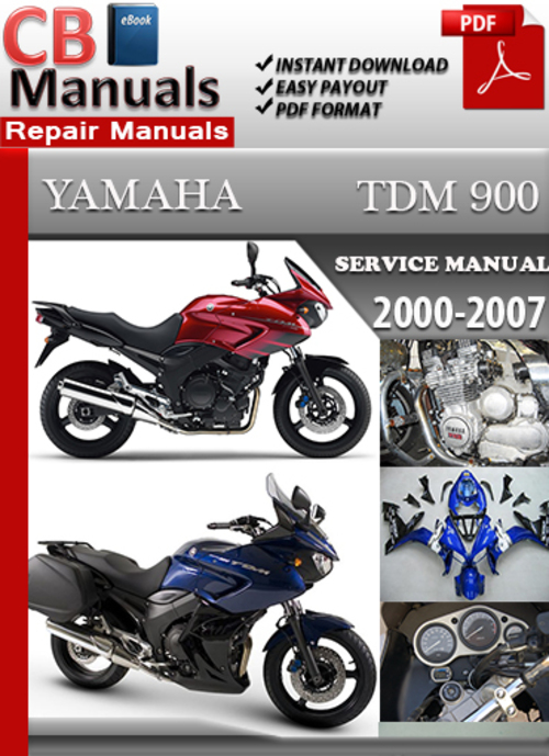Product picture Yamaha TDM 900 2000-2007 Service Repair Manual