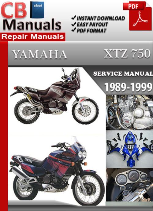 Product picture Yamaha XTZ 750 1989-1999 Service Repair Manual