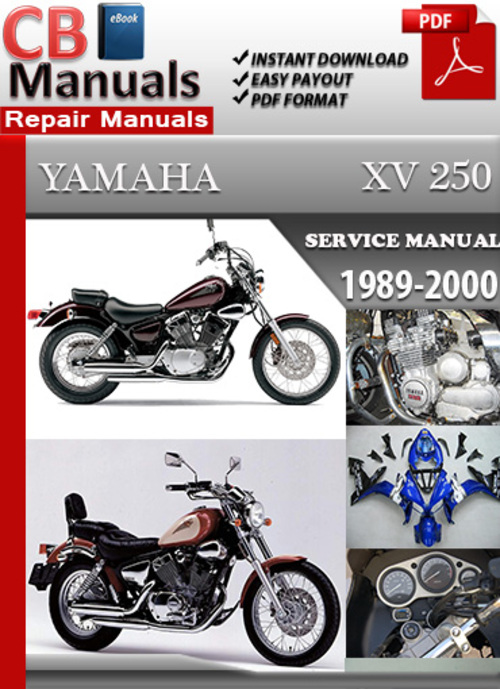 Product picture Yamaha XV 250 1989-2000 Service Repair Manual