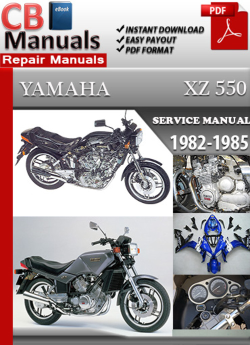 Product picture Yamaha XZ 550 1982-1985 Service Repair Manual
