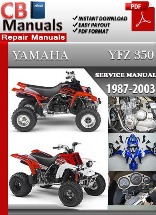 Product picture Yamaha YFZ 350 1987-2003 Service Repair Manual